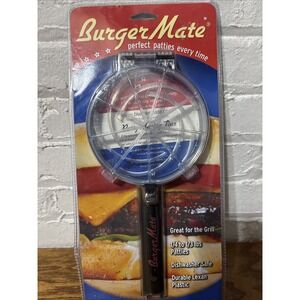 Burger‎ Mate, Make 1/4 to 1/3 pound Patties Maker & Great Grill NEW SEALED